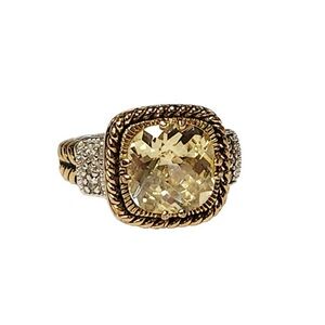 Lia Sophia Lemon Chiffon ring